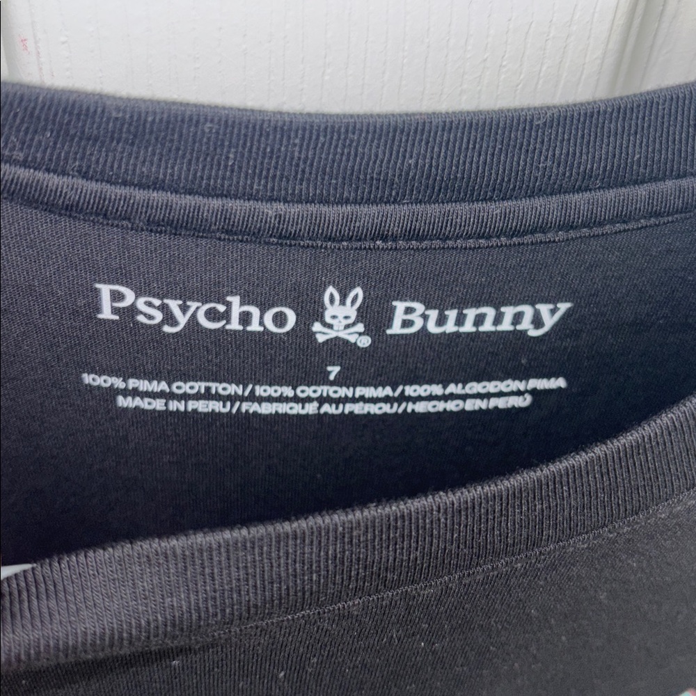 Psycho Bunny Black Crew Neck Tee - Picture 4 of 4